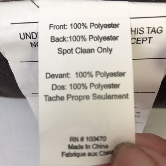 New Thro by Mario Lorenz Decorative Pillow Brown Sequin Embellished 20" x 14" - Picture 5 of 7